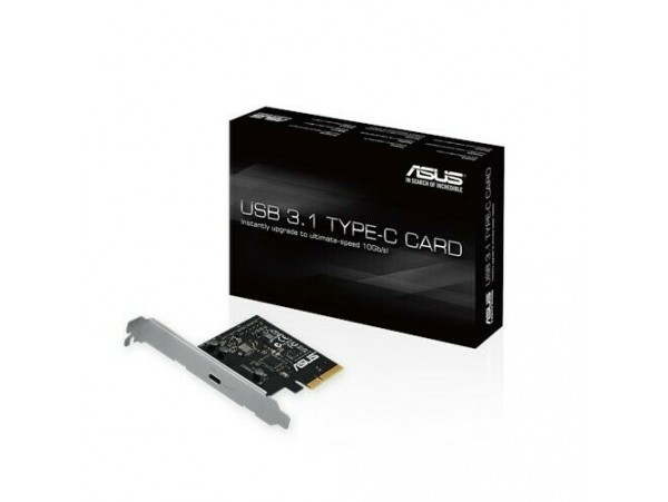 NEW Asus USB 3.1 TYPE-C PCI Express add-on CARD 10Gbit data-transfer Windows 10
