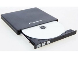 Pioneer DVR-XU01T Black External Slim DVD writer Burner DVD±R x8 CD-RW USB 2.0