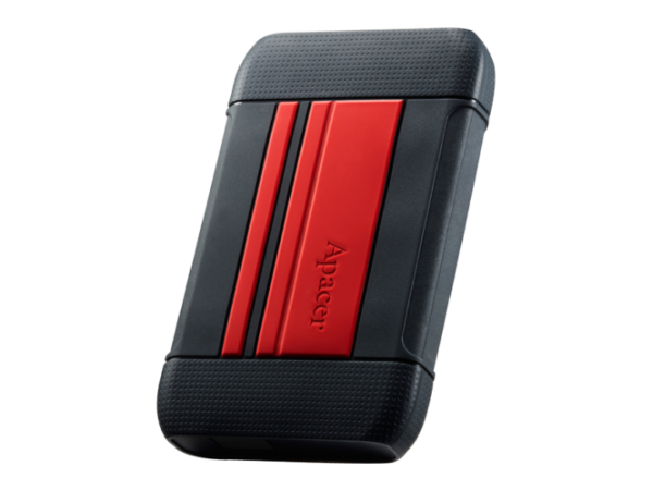 Apacer AC633 Military-Grade Shockproof IP55 2TB HDD Red Portable Hard Drive USB