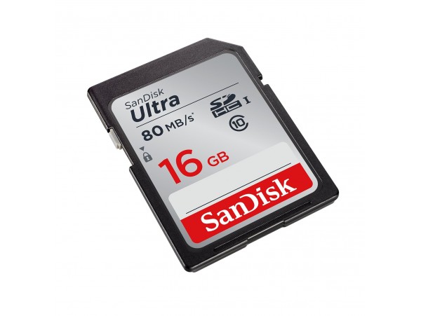 SANDISK Ultra 16GB UHS-I Flash MEMORY SD CARD Class 10 SDSDUNC-016G-G