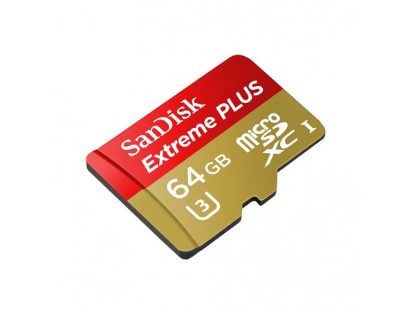 SANDISK 64G EXTREME PLUS SDHC/SDXC UHS-I CLASS 10 MEMORY CARD SDSQXSG-064G-GN6MA
