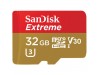 SanDisk 32GB Extreme 4K UHS-I microSDHC Memory Card Adapter SDSQXVF-032G-GN6MA 