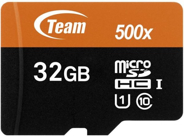 NEW Team MicroSD 32GB HC UHS-I/U1 Class 10 Memory Card Adapter TUSDH32GUHS03