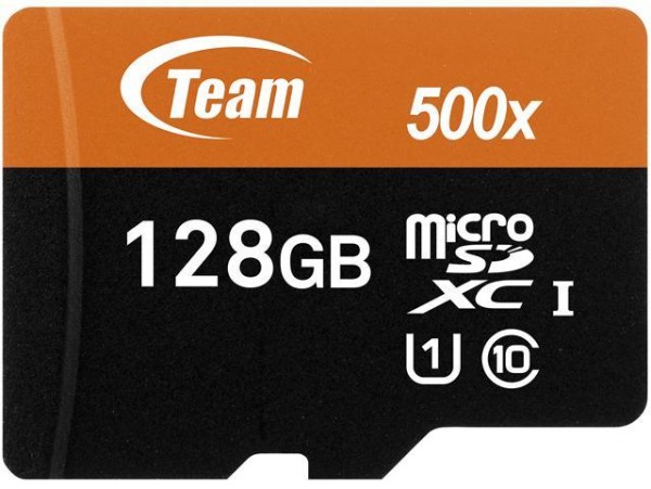 NEW Team MicroSD 128GB XC UHS-I/U1 Class 10 Memory Card Adapter TUSDX128GUHS03