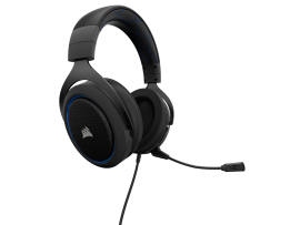 Corsair HS50 BLUE Stereo Gaming Headset Carbon 3.5mm Microphone CA-9011172-EU