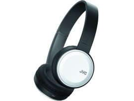 JVC HAS190BTB WHITE Wireless Bluetooth Stereo Headphones Microphone Remote Control
