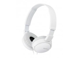 Sony MDR-ZX110 + MICROPHONE White Stereo Wired Headset Headphones iPhone Android