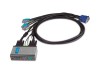 D-LINK KVM-121 KVM Switch 2 Port PS2 Audio VGA Monitor Keyboard Mouse 1.8m cable