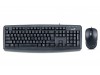 Genius KM-130 Combo Kit Optical Mouse Desktop Keyboard English Hebrew USB Wired