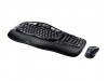 Logitech MK550 Wave Combo Wireless Keyboard Mouse English Hebrew Keypad Computer