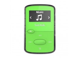 NEW SanDisk Sansa Clip Jam 8GB GREEN MP3 Player FM Radio Music USB MicroSD Slot