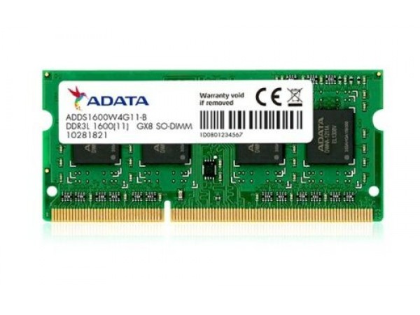 NEW BULK ADATA 4GB DDR3L SO-DIMM 1600MHz CL11 204-pin Memory RAM ADDS1600W4G11-B