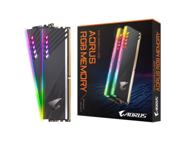 NEW Gigabyte AORUS RGB 16GB (2x8GB) 3600MHz GP-AR36C18S8K2HU416R Memory RAM kit