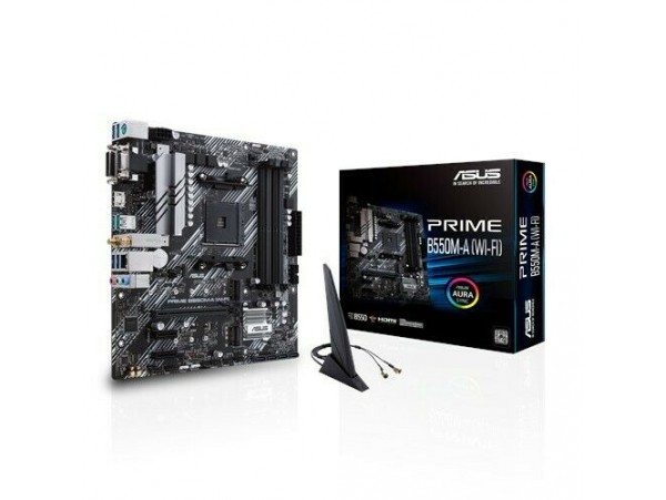 Asus PRIME B550M-A WI-FI Motherboard CPU AM4 AMD Ryzen DDR4 VGA DVI HDMI 1Gb LAN
