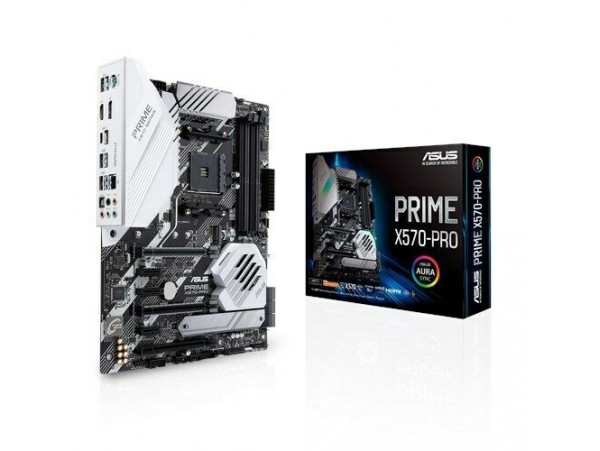 Asus PRIME X570-PRO Motherboard CPU AM4 AMD Ryzen DDR4 Dual M.2 HDMI RGB USB 3.2