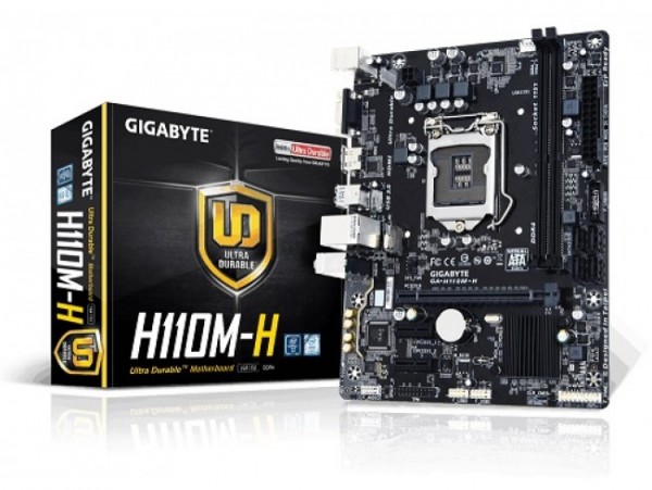 Gigabyte GA-H110M-H Motherboard CPU i3 i5 i7 LGA1151 Intel DDR4 HDMI VGA USB 3.0