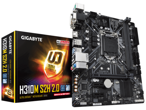 Gigabyte H310M H 2.0 Motherboard CPU i3 i5 i7 LGA1151 Intel DDR4 HDMI VGA USB3.1