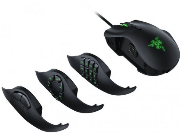 Razer Naga Trinity Multi-Color MMO Gaming Wired Optical Mouse 12-button 16000DPI