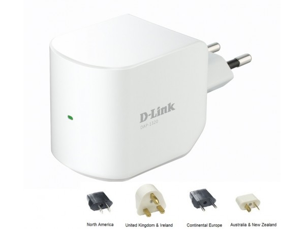 D-Link DAP-1320 Repeater 300Mbps B/G/N WiFi Wireless Range Extender N300 Antenna