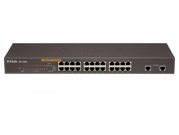 D-Link DES-1026G LAN 24-Port Ethernet 2x Gigabit External Switch unmanaged Metal
