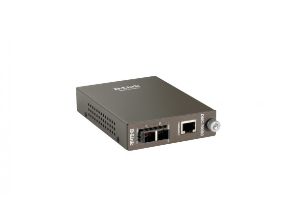 D-LINK DMC-700SC Multimode Media Converter Gigabit 1000BASE-SX 1000BASE-T Fiber