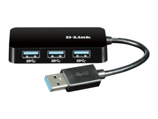 NEW D-Link DUB-1341 Super Speed 5Gbps Transfer 4-Port USB 3.0 Hub Switch Desktop