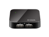 D-Link DUB-H4 4-Port Hub Hi-Speed USB 2.0 480Mbps Fast charging port 2A Power