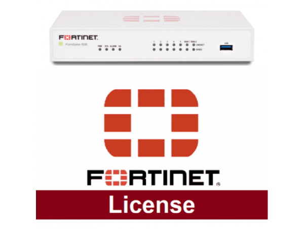 Fortinet FortiGate FG-50E Network + 1 Year License FortiCare FortiGuard Bundle