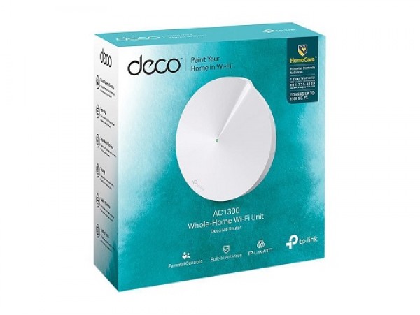 NEW TP-Link Deco M5 Whole Home Mesh Wi-Fi System Dual-Band AC1300 (Single Pack)