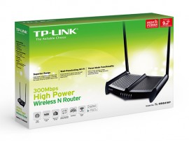 TP-Link TL-WR841HP 300Mbps High Power Wireless Range Router WPS B/G/N 2X Antenna