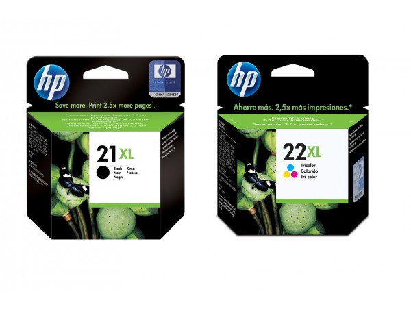 NEW Genuine HP 21XL Black 22XL Tri-color Ink Cartridge Deskjet 3920 3940 Printer
