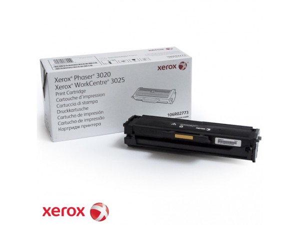NEW Genuine Xerox Phaser 3020/3025 Laser Printer Black Toner Cartridge 106R02773