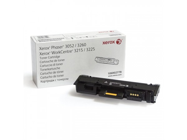 Genuine Xerox Phaser 3052/3215/3225 Printer Black Toner Cartridge 106R02778
