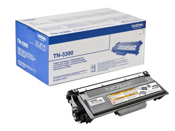 NEW Genuine Brother TN-3390 Black Toner Cartridge Laser Printer 6180 8250 8950