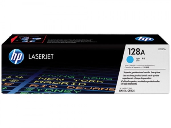 NEW Genuine HP 128A Cyan CE321A Toner Cartridge LaserJet Pro Color CM1415 CP1525