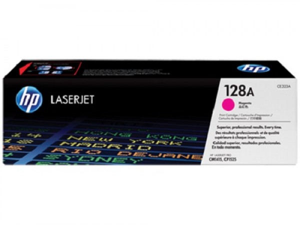 NEW Genuine HP 128A Magenta CE323A Toner Cartridge LaserJet Pro CM1415 CP1525