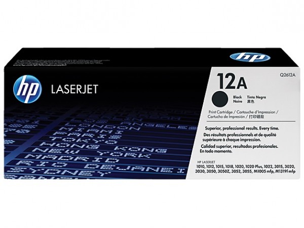 Genuine HP 12A Black Q2612A Toner Cartridge LaserJet 1020 1010 1018 3050 3020