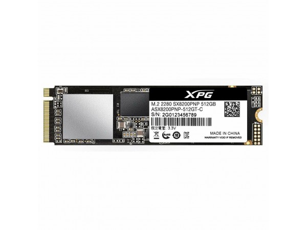 ADATA XPG SX8200 PRO 512GB SSD PCIe M.2 2280 ASX8200512GB-C Solid State Drive