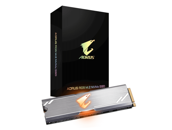 NEW Gigabyte AORUS RGB 512GB SSD M.2 2280 PCI-Express 3.0 NVMe Solid State Drive