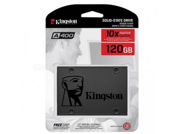 Kingston SSD 120GB A400 2.5" SATA3 TLC SA400S37/120G Laptop Solid State Drive