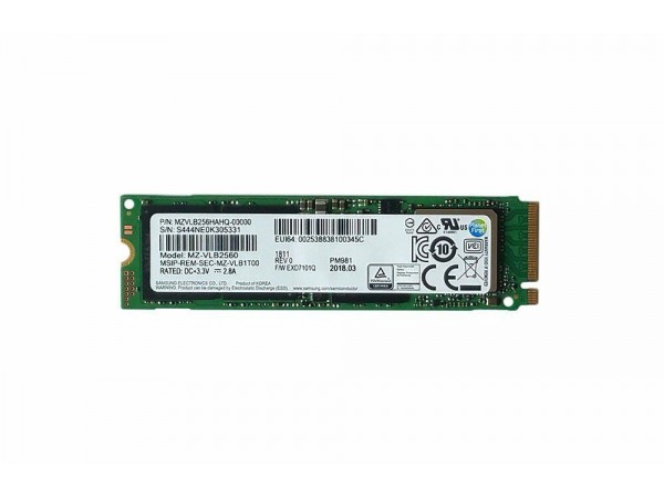 NEW Samsung SSD 256GB PM981 M.2 PCI-E Gen3x4 MZVLB256HAHQ Solid State Drive BULK