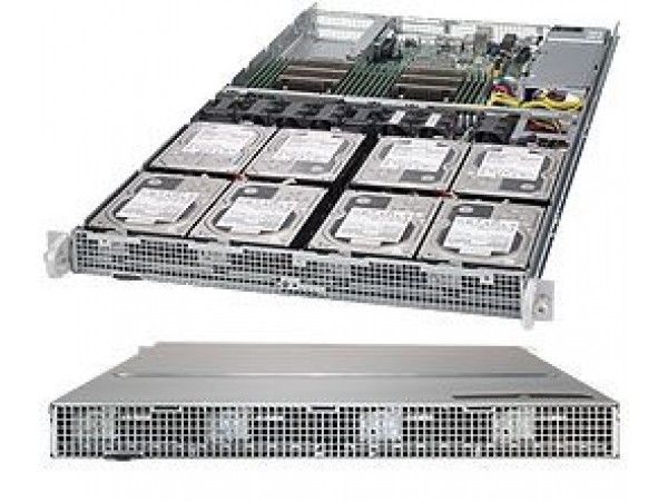 High Density 1U Server Dual Xeon, 128G, 40TB