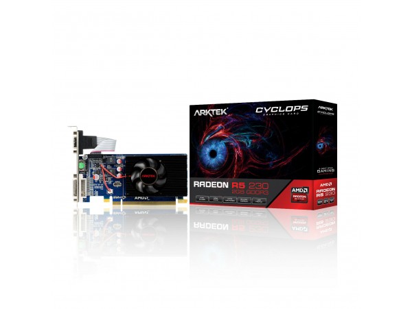 NEW ARKTEK AMD Radeon R5 230 2GB DDR3 64bit PCI-E Video Card HDMI DVI VGA