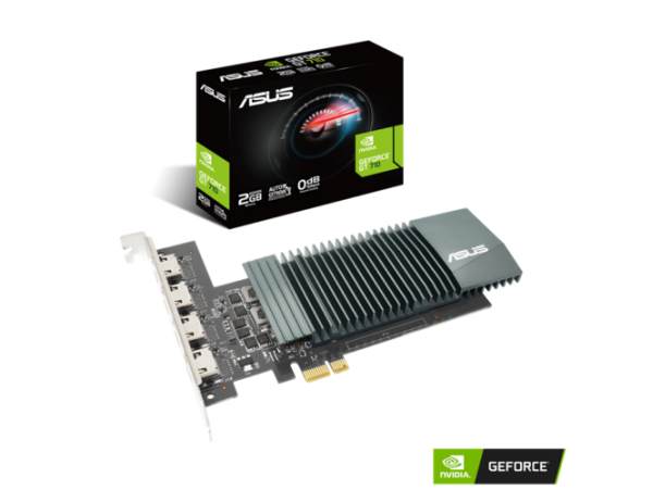 ASUS GeForce GT710 2GB GDDR5 PCI-E Silent Video Card 4x HDMI GT710-4H-SL-2GD5