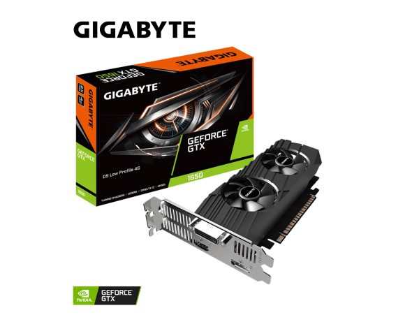 NEW Gigabyte GeForce GTX 1650 OC Low Profile 4GB GDDR5 GV-N1650OC-4GL Video Card