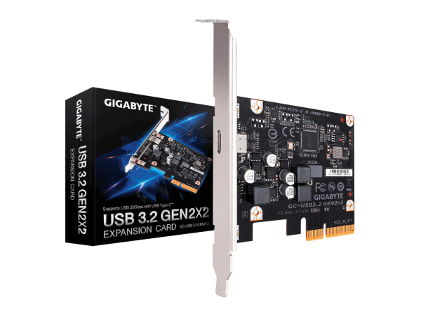 NEW Gigabyte GC-USB 3.2 GEN2X2 Type-C connector 20Gb/s data-transfer Speed PCIe