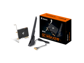 Gigabyte GC-WBAX210 Wireless Tri-Band AX210 WIFI 6E Bluetrooth 5.2 Card PCIe x1