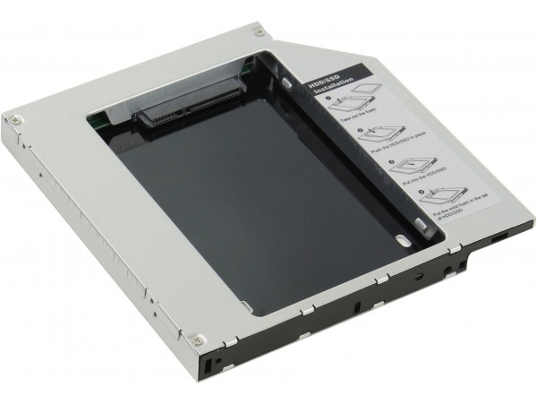 Agestar SSMR2S SATA 2.5" HDD SSD Caddy Tray Laptop Notebook CD/DVD Bay Adapter