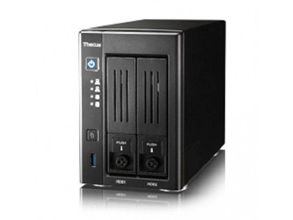 Thecus N2810 2-bay SATA NAS Server RAID USB3.0 LAN Celeron N3050 4K Media HDMI