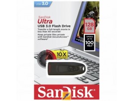 Sandisk 128GB Ultra USB 3.0 up 100MB/s Flash Memory Drive Slider SDCZ48-128G-U46